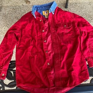 Duck Head Kids Long Sleeve Button Up